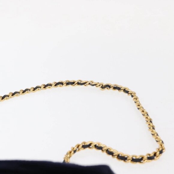 PRADA Chain Shoulder Bag Nylon Purple Gold - Picture 9 of 16